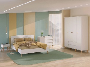 Спальня АФИНА Комплект 3, кашемир серый