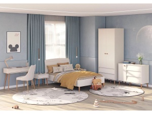 Спальня АФИНА Комплект 4, кашемир серый
